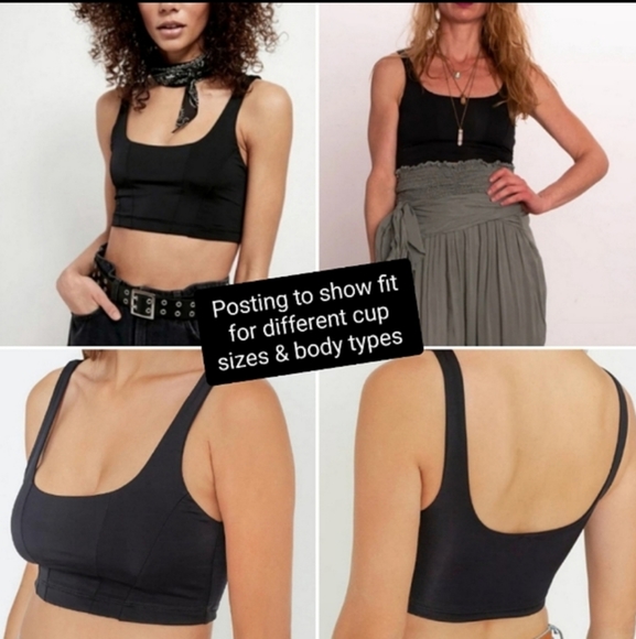 Free People Silky Stretch Cami / Crop Top light pink - Picture 7 of 7